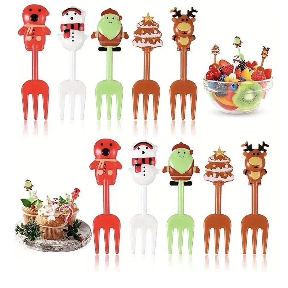 40 Pcs Plastic Fruit Picks Kids Food Picks Reusable Lunch Box Toothpicks [i]